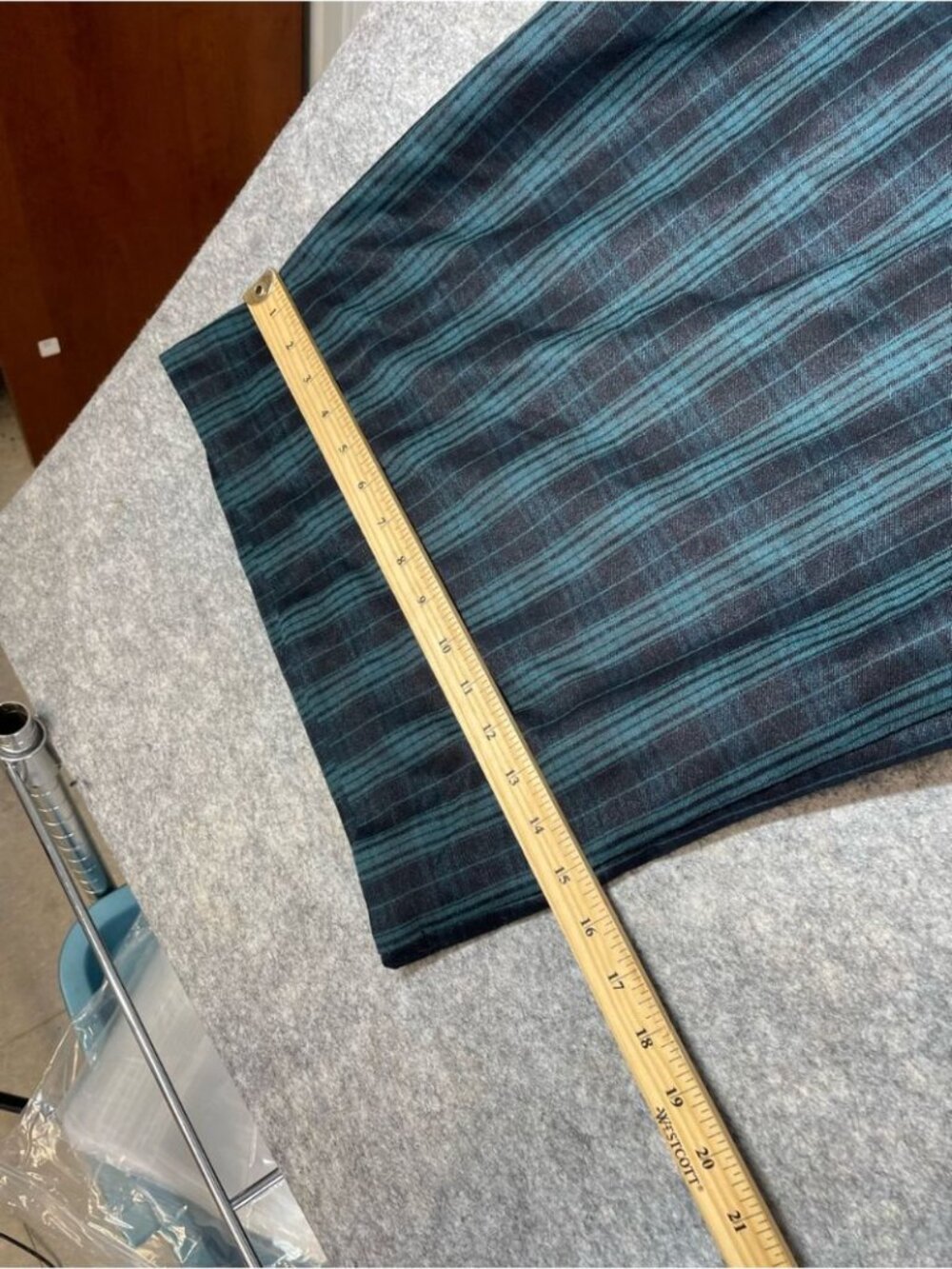 Cider Plaid Wide Leg Pants Blue Black 4XL Grunge Y2K Streetwear Academia Relaxed - Picture 11 of 15